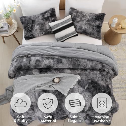 Fluffy Twin Comforter Set