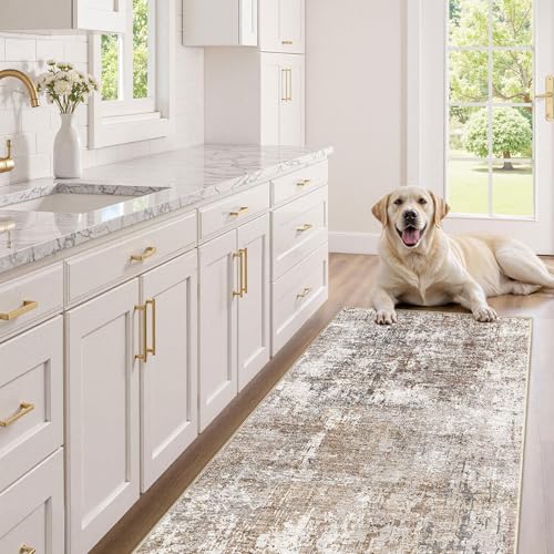 3x8 Washable Runner Rug for Hallway (24 Sq Ft)