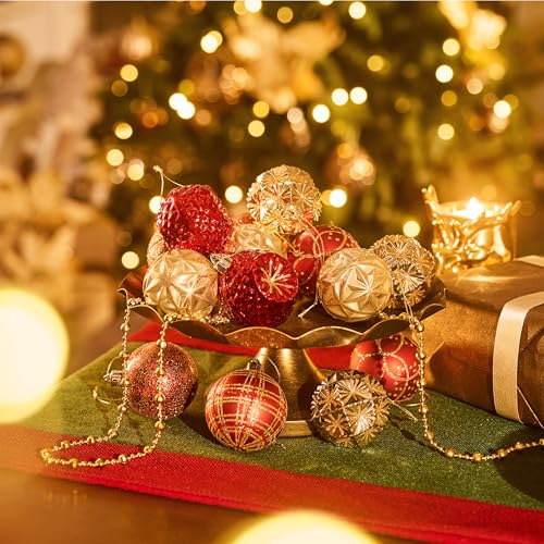 16ct Christmas Tree Decorations Ball Ornaments 2 Inches (16 Count)