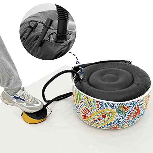 Air Foot Pump for Inflatable Ottoman