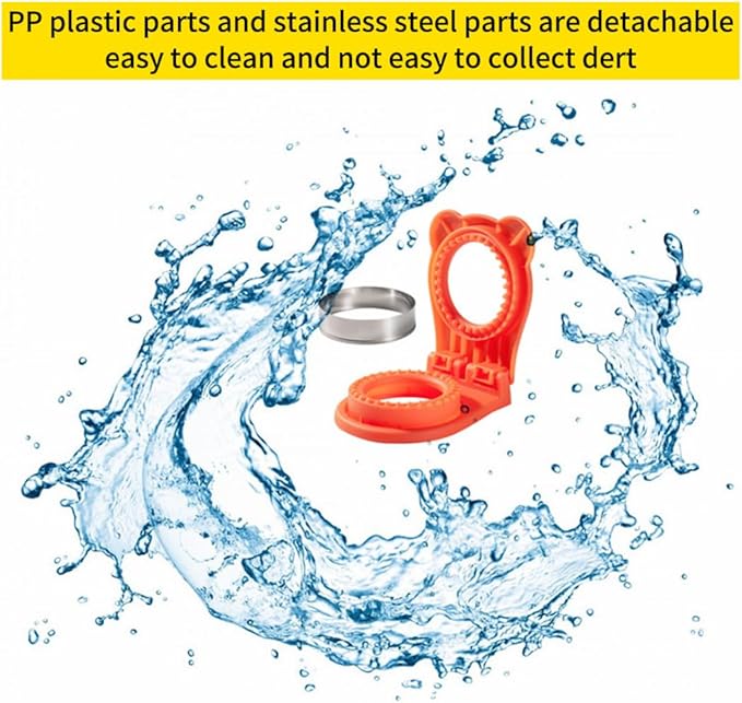 CHICHAUS Uncrustable Sandwich Maker,Sandwiches Pocket Circle Shape 3.7Inch Sandwich Cutter and Sealer,Sandwich Cutter for Kids Breakfast and lunchboxes (Orange)