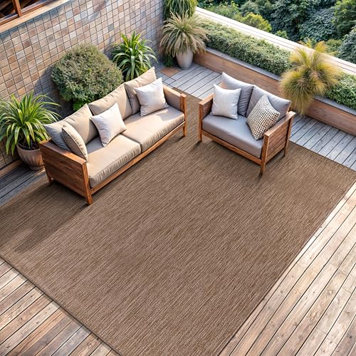 Outdoor Rug 9x12 Modern Area Rugs for Large Indoor and Outdoor Patios and Porches (107.9997 Sq Ft)