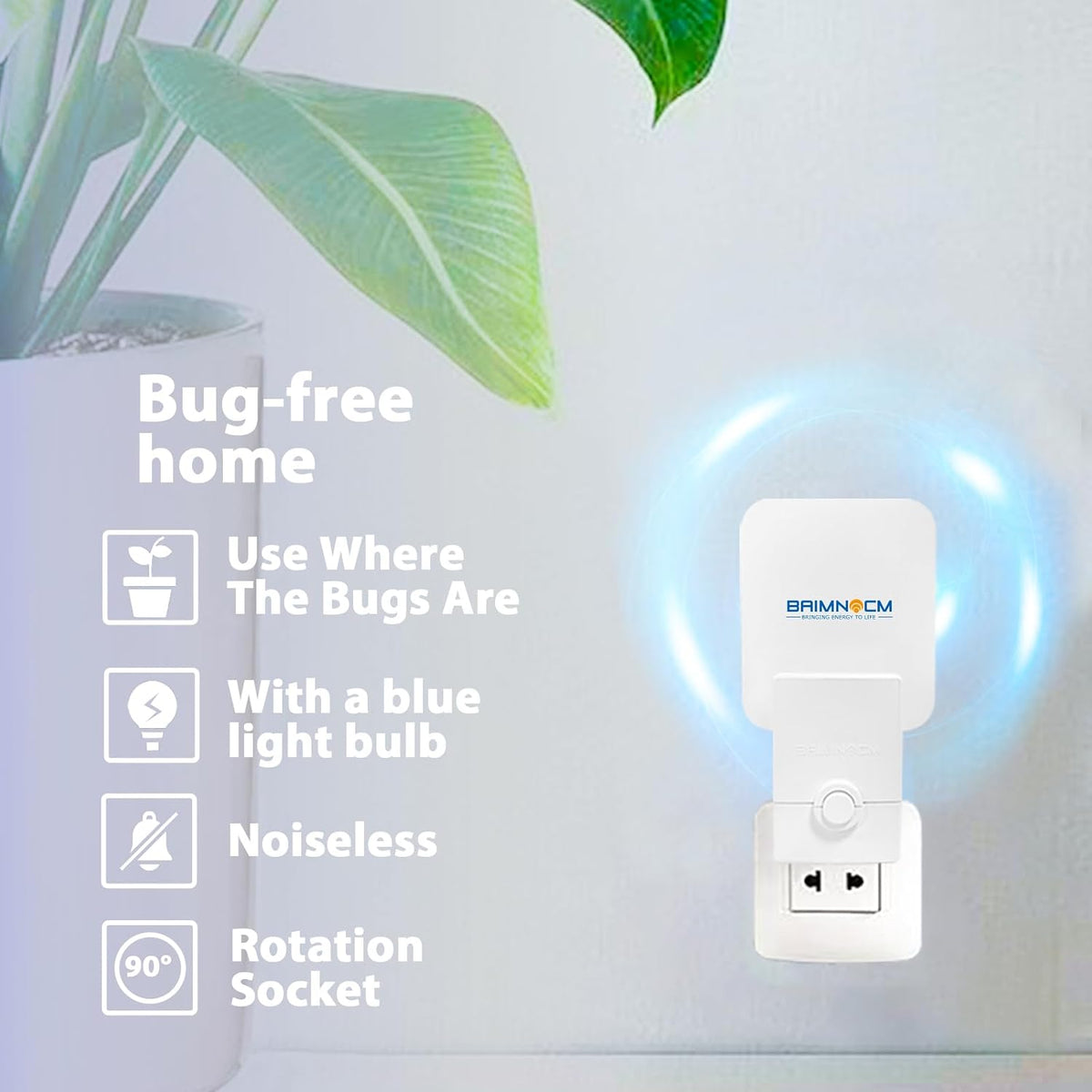 24 Pack Refill Compatible with Home Fly Trap Refill, BAIMNOCM Plug in Bug Light Trap Refill