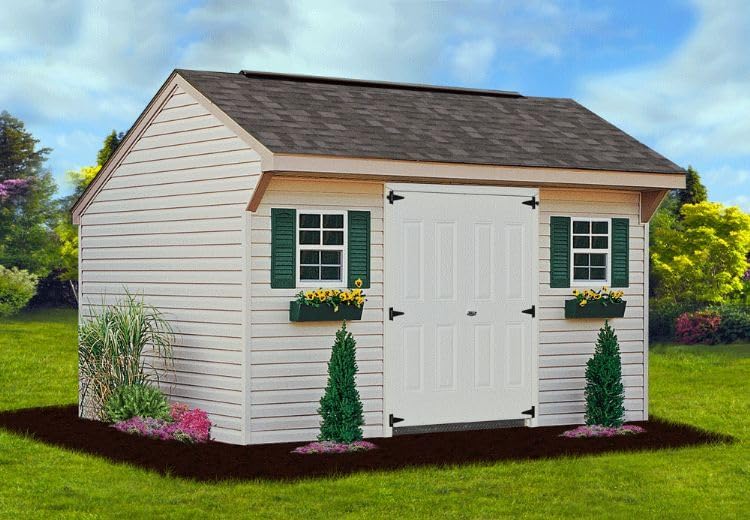 Flower Box 18" x 6" x 5" Gray Polyethlene for Window Sills, Sheds, and Playhouses, 1 PK (FB18GY-BX1)