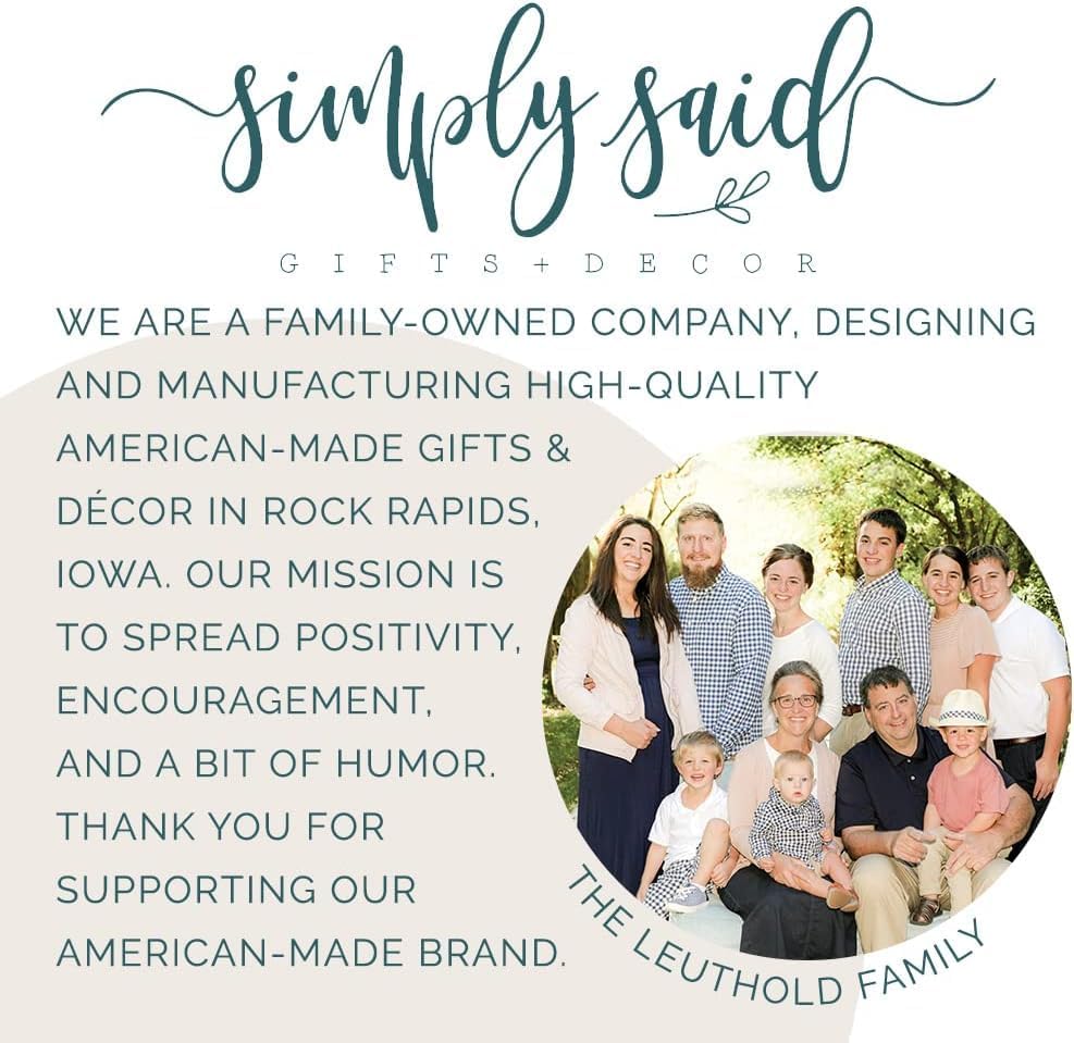 Simply Said, INC A Good Friend Knows All Your Stories, A Best Friend Helps You Write Them, 8 inch Wood Perfect Pallet Petites Plaque Sign, Made in USA