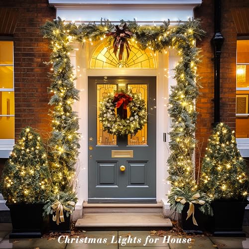 230ft 720 LED Warm White Christmas String Lights Outdoor (230 Foot)