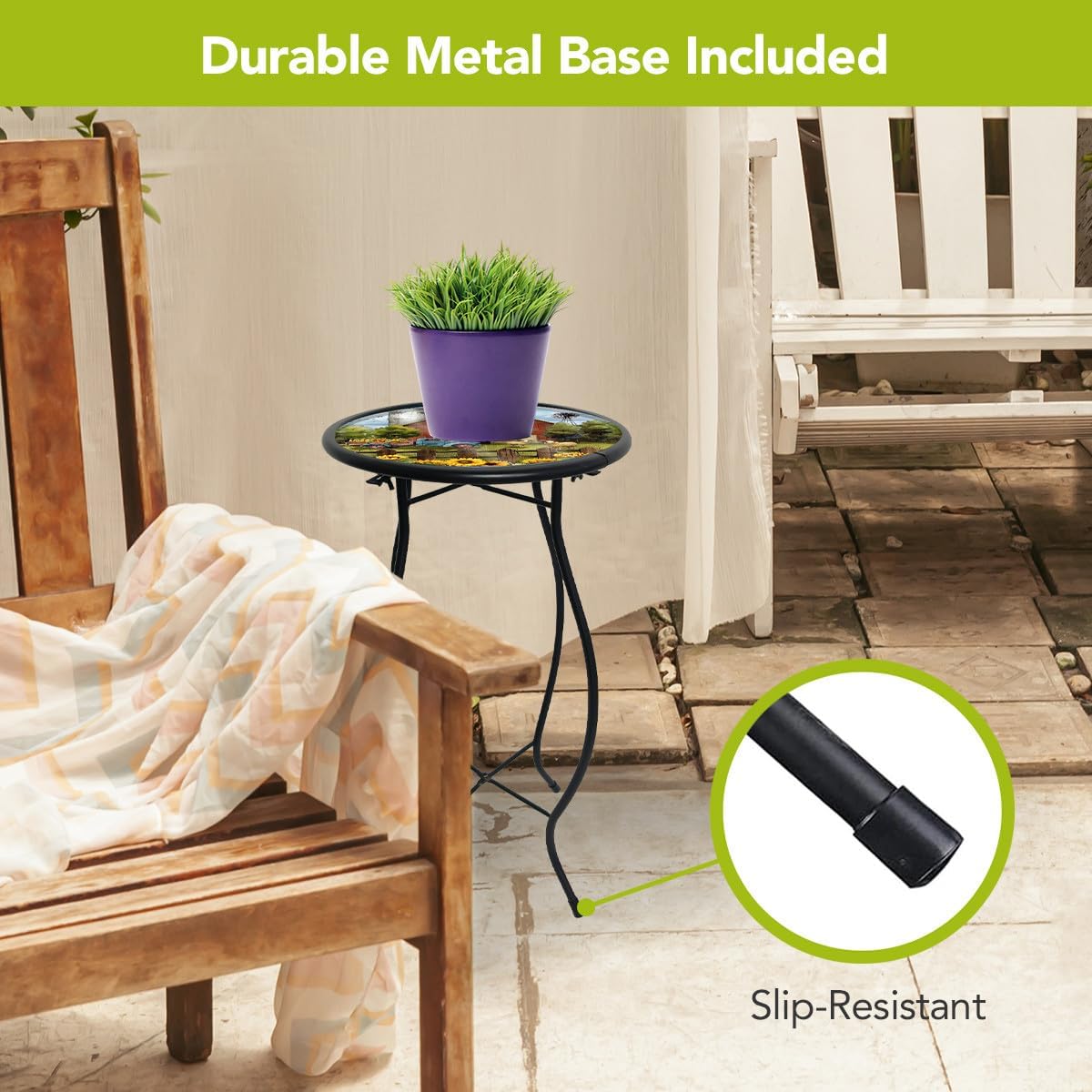 Briarwood Lane Sunflower Barn Plant Stand