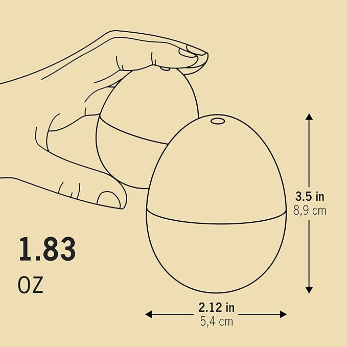 Bighorn Sheep BeepEgg β Egg Timer for Boiling Eggs β Musical Egg Cooker for Soft, Medium, Hard Boiled Eggs β Food Safe β Singing Floating Egg Timer β Egg Cooker for 3 Levels of Doneness - Brainstream
