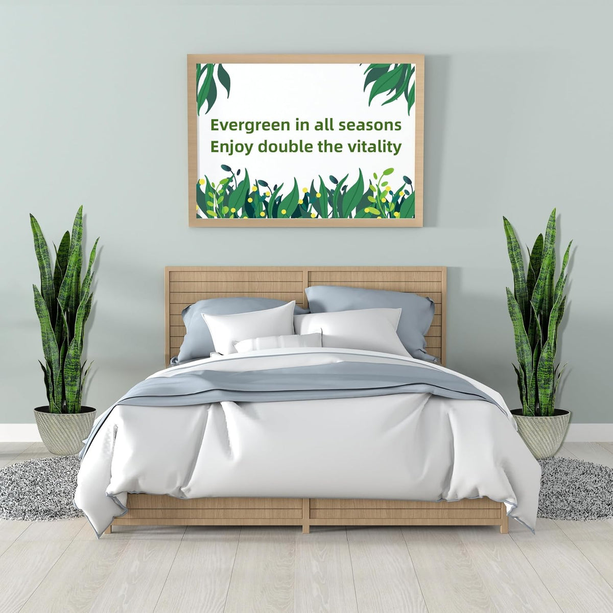 KOL 3ft 2-Pack Artificial Snake Plant - 32 Thick Lifelike Leaves, Faux Silk Sansevieria for Indoor Home & Garden Decor, 35in Potted Fake Mother-in-Law's Tongue Plants, Green