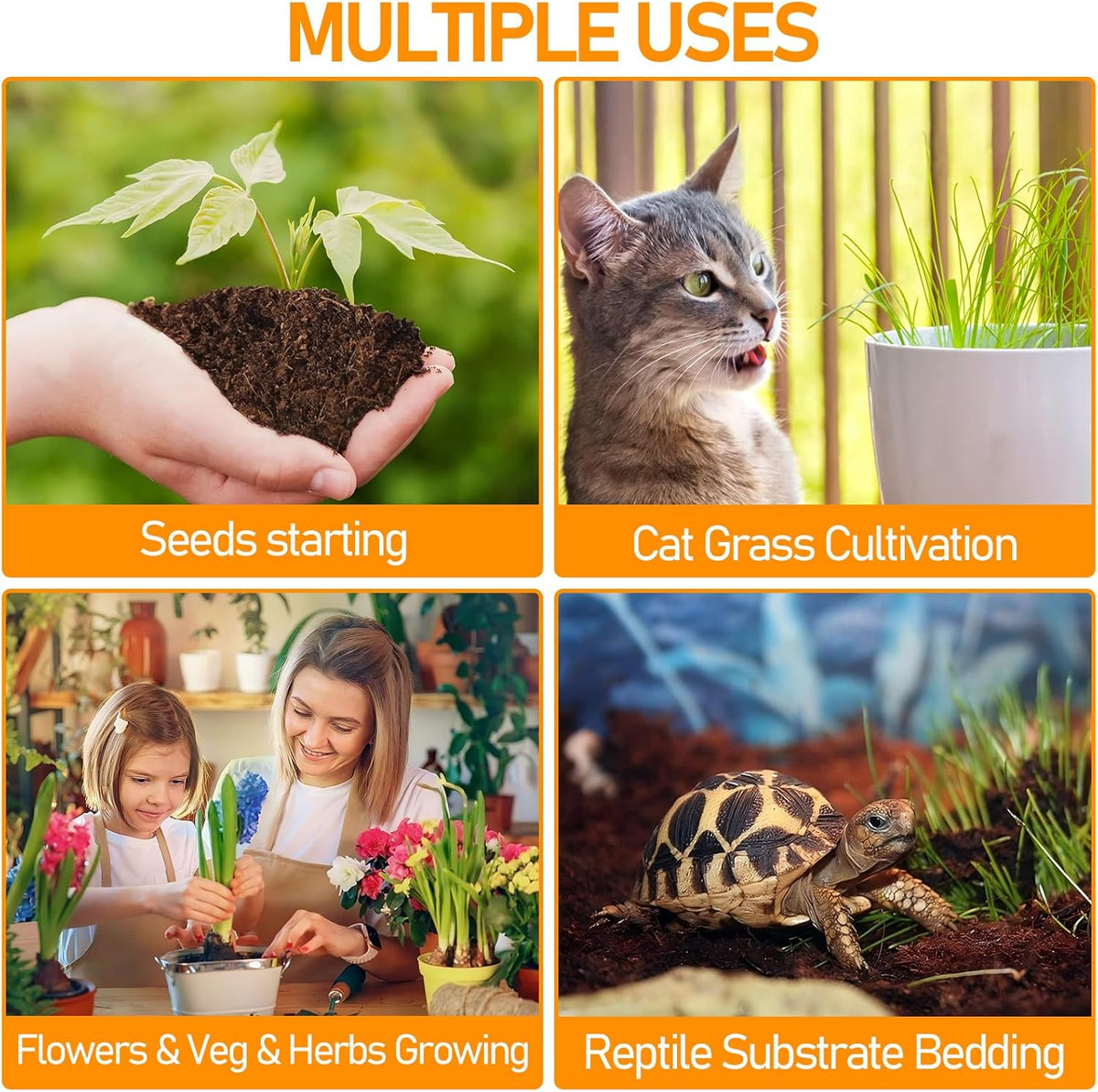 Legigo 50 Pcs 30mm Coco Coir Pellets Seed Starting Soil Mix- Compressed Coconut Coir Pellets Potting Soil Pods for Seedling, Coco Peat Soil Discs for Indoor & Outdoor Plants, Herb Vegetables Flowers