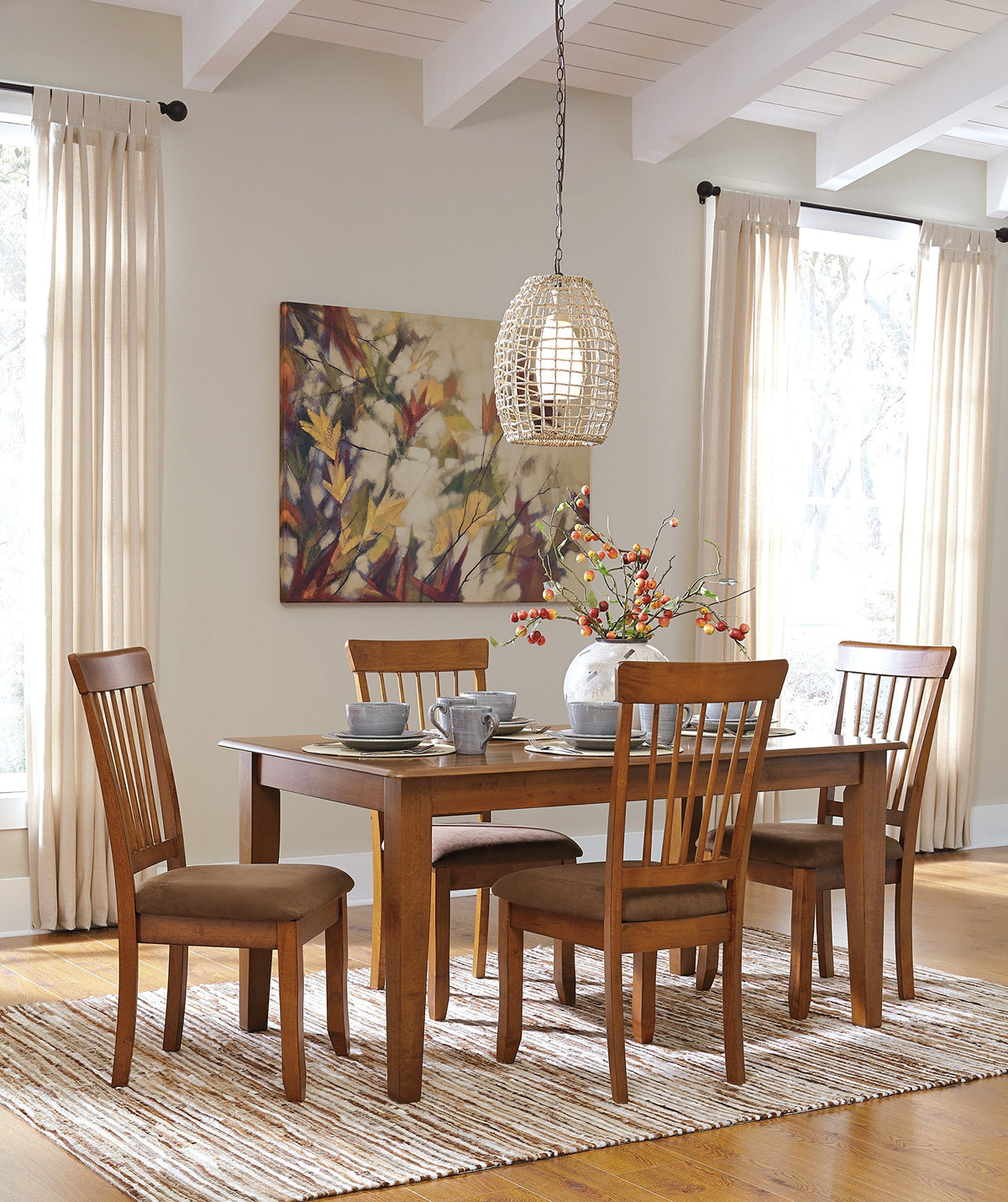 Berringer Wood Dining Chairs Set of 2