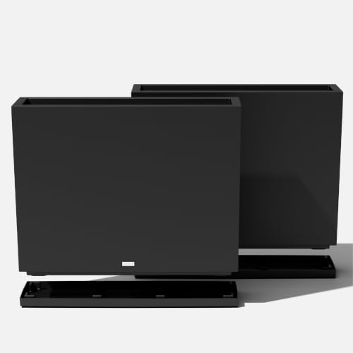 Block Series Span Planter & Drip Tray (2 Count)