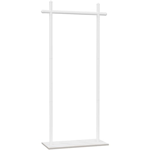 Coat Racks Freestanding with Natural Rock Base