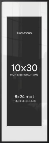 10x30 Black Picture Frame (3 Count)