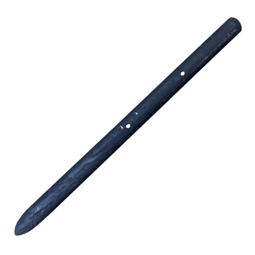 12" Round Steel Concrete Form Stakes with Nail Holes