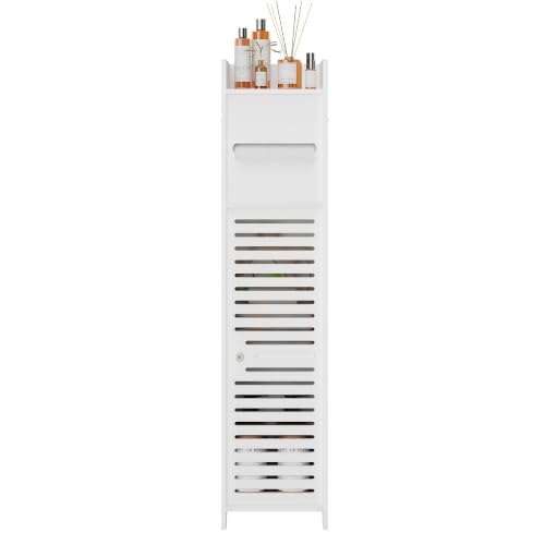 Slim Narrow Bathroom Storage Cabinet