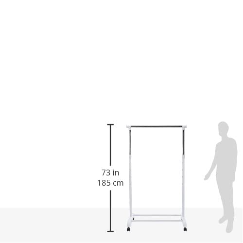 Rolling Adjustable Garment Rack