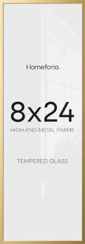 8x24 Gold Panoramic Picture Frame