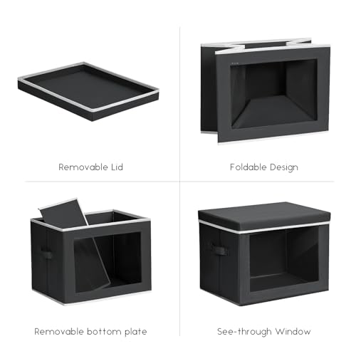 Storage Bins with Lids (3 Count)