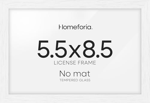5.5x8.5 Black Oak Business License Frame (3 Count)