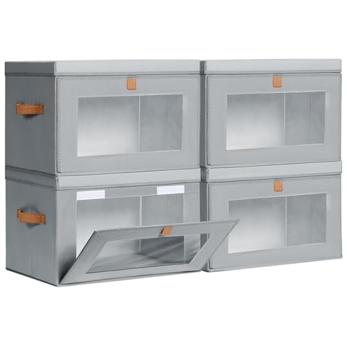 Large Closet Storage Bins (4 Count)