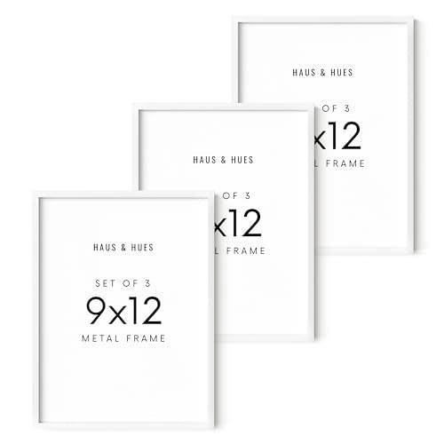 9x12 White Aluminum Frame Set of 3 (3 Count)
