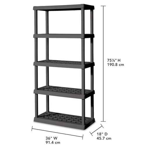 3 Pack 5 Shelf Unit (3 Count)