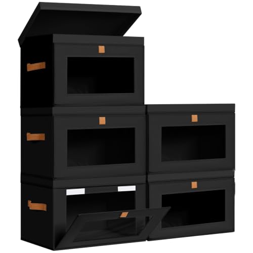 Storage Bins with Lids (5 Count)