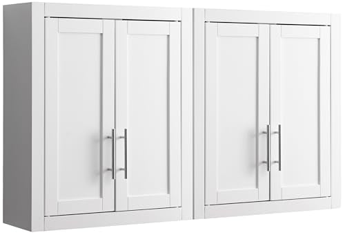 Savannah 2 Piece Wall Storage Cabinet Set