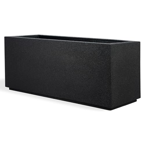 PolyStone 46" Large Rectangular Outdoor Planter Box
