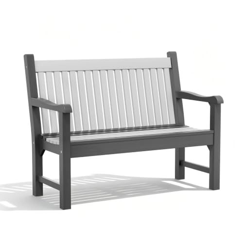 2 Person Outdoor Bench with 700 Lbs Weight Capacity