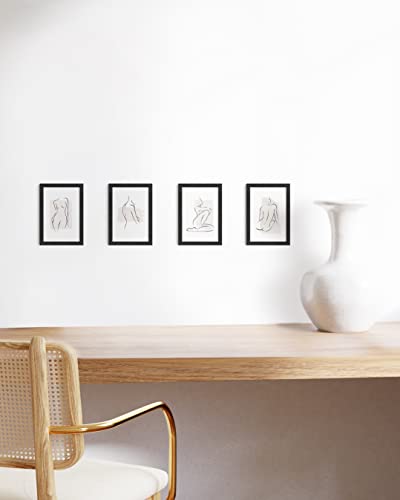 4x6 Black Oak Frame Set of 4 (4 Count)