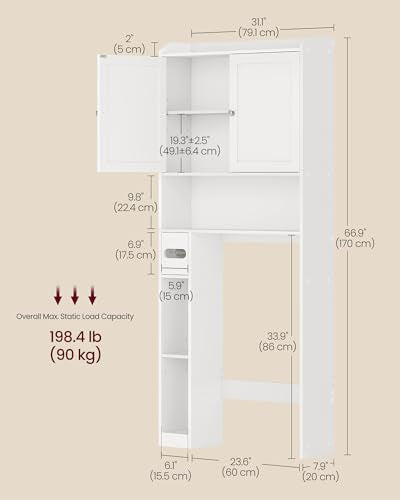 Over the Toilet Storage Cabinet