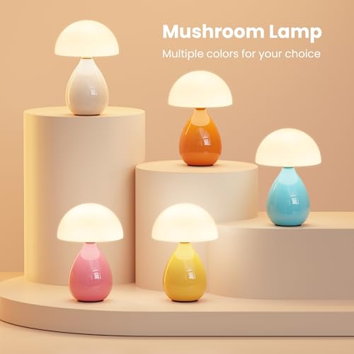 Mushroom Lamp Small Vintage Table Light