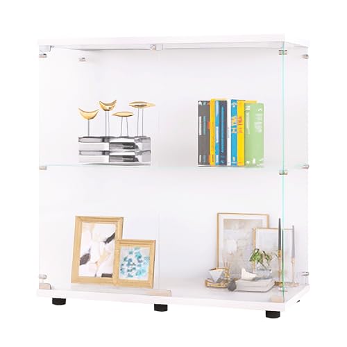 White Glass Display Cabinet