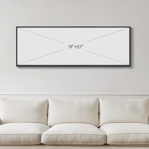 Large Framed Wabi Sabi Abstract Wall Art for Living Room