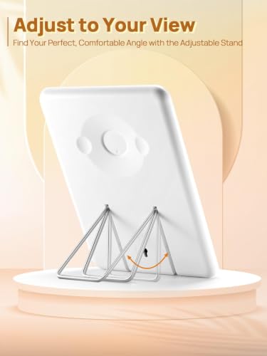 10 x 7 in Desk Makeup Mirror with Stand and Hanging Hole