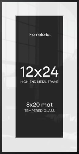 12x24 Black Picture Frame (3 Count)