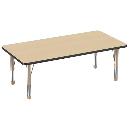 FDP 30" x 60" Rectangle Table with Chunky Legs