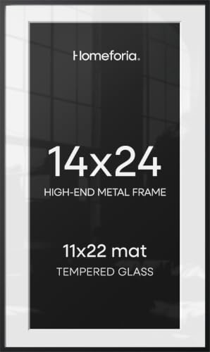 14x24 Black Picture Frame