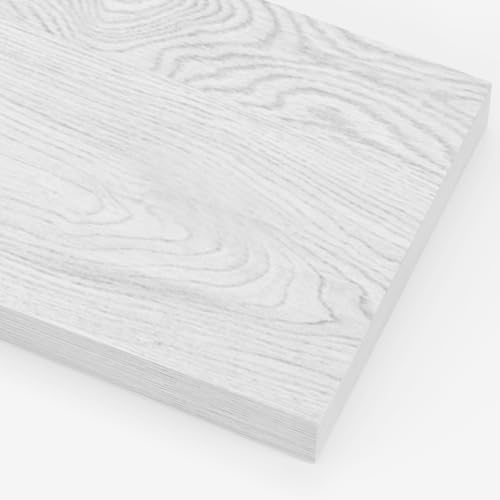 12 x 12 Deep Floating Shelves Wall Mounted Set of 2 White (2 Count)