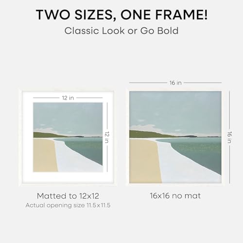 16x16 White Oak Picture Frame