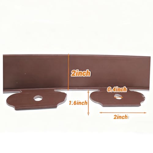 2" x 33FT Landscape Edging Kit with 60 Spikes