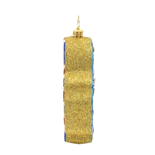 Hand Crafted European Glass Christmas Tree Decorative Ornament