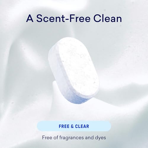 100% Plastic Free Dishwasher Detergent Tablets Set (60 Count)