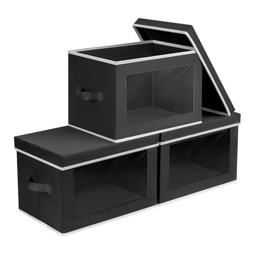 Storage Bins with Lids (3 Count)