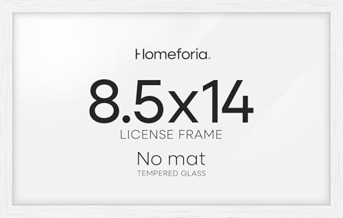 8.5x14 Black Oak Marriage License Frame (3 Count)