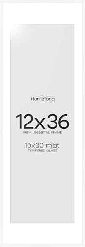 12x36 White Picture Frame (2 Count)