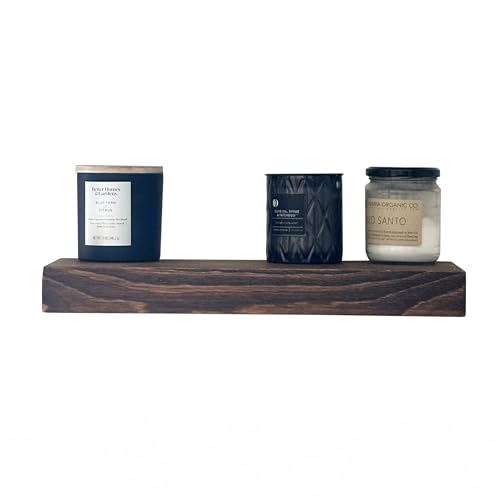 24 Inch Wooden Floating Shelves for Wall
