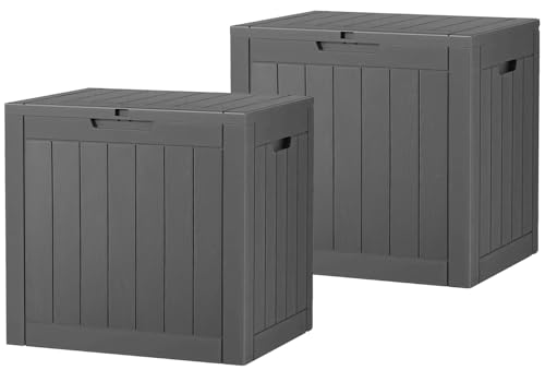 32 Gallon Outdoor Storage Box 2 Pack All